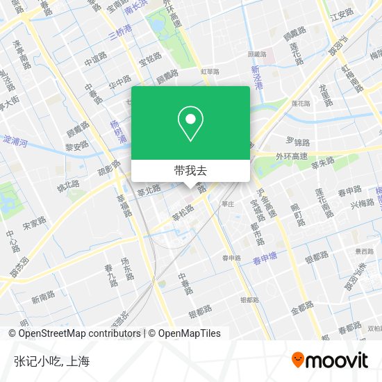 张记小吃地图