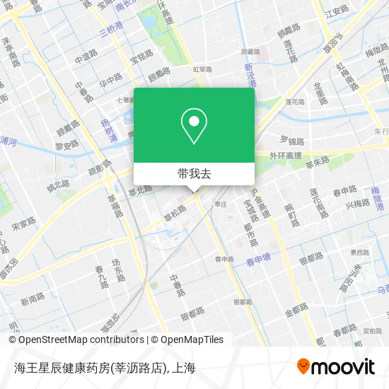 海王星辰健康药房(莘沥路店)地图