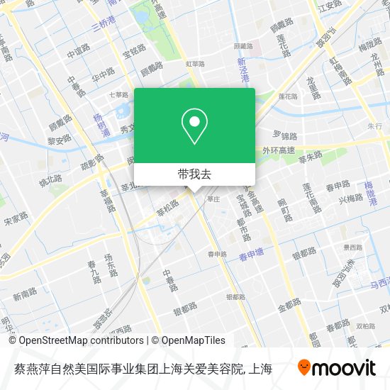 蔡燕萍自然美国际事业集团上海关爱美容院地图