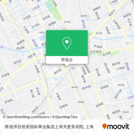 蔡燕萍自然美国际事业集团上海关爱美容院地图