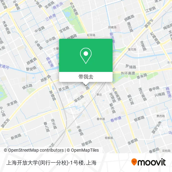 上海开放大学(闵行一分校)-1号楼地图