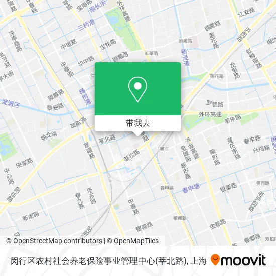 闵行区农村社会养老保险事业管理中心(莘北路)地图
