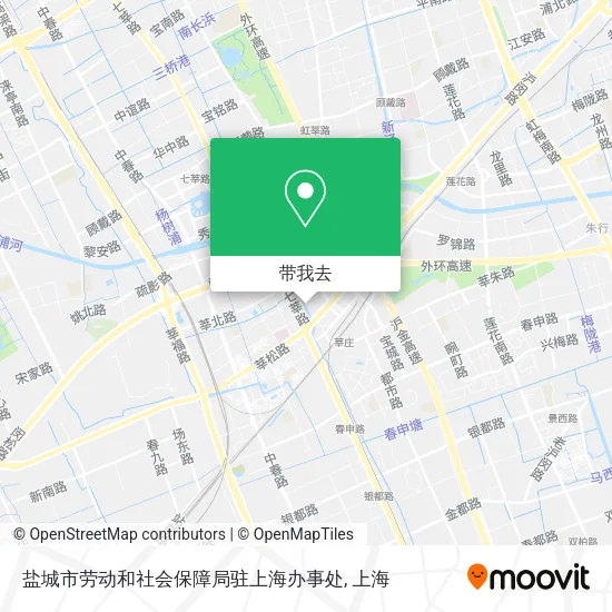盐城市劳动和社会保障局驻上海办事处地图