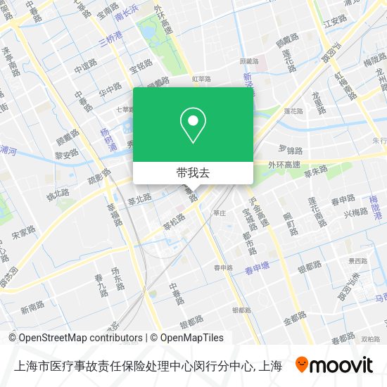 上海市医疗事故责任保险处理中心闵行分中心地图
