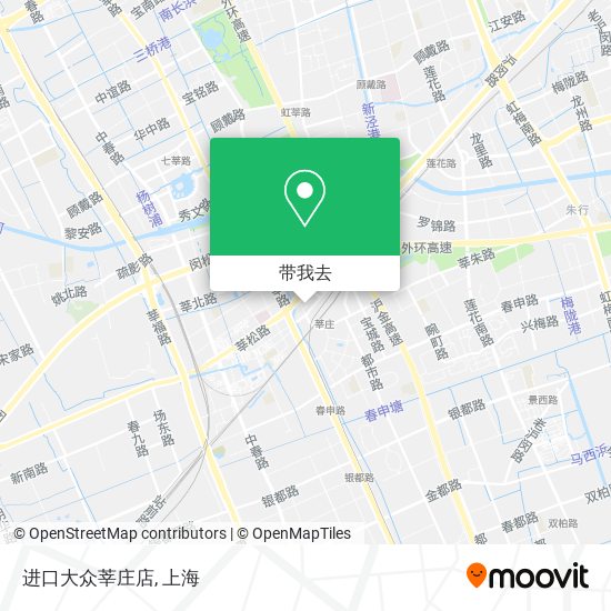 进口大众莘庄店地图