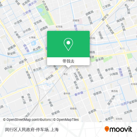 闵行区人民政府-停车场地图
