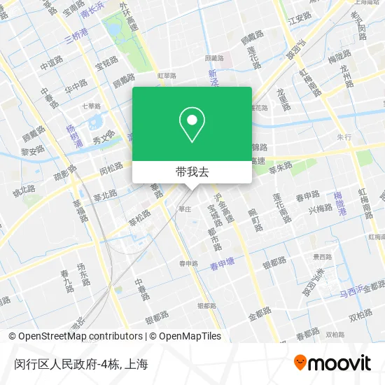 闵行区人民政府-4栋地图