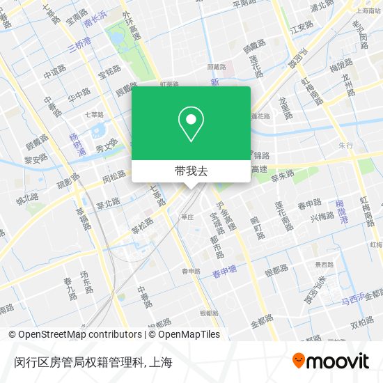 闵行区房管局权籍管理科地图