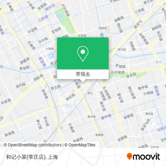 和记小菜(莘庄店)地图