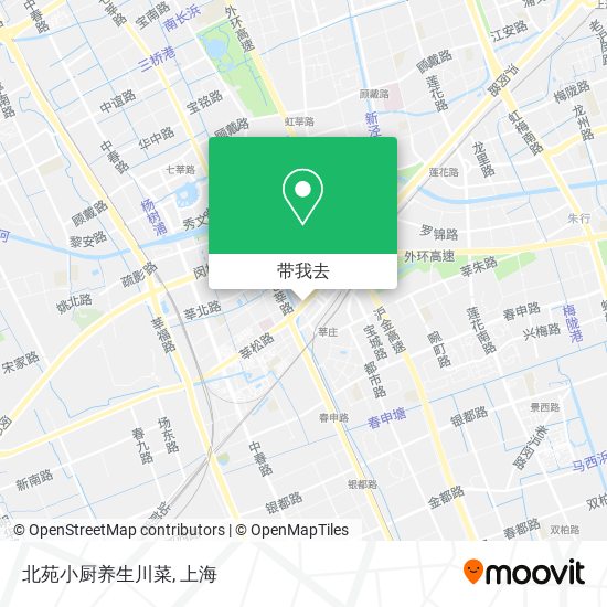 北苑小厨养生川菜地图