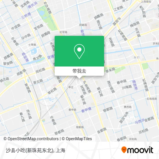 沙县小吃(新珠苑东北)地图