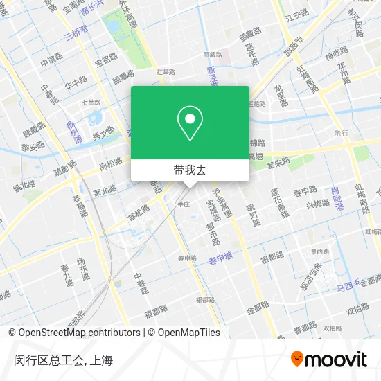 闵行区总工会地图