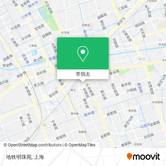 地铁明珠苑地图
