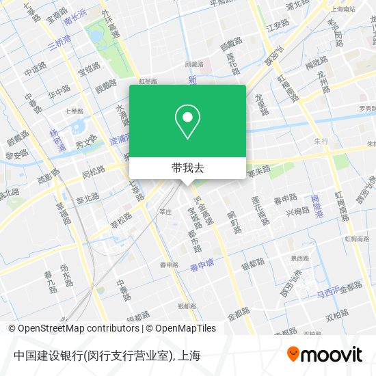 中国建设银行(闵行支行营业室)地图