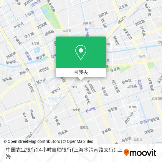 中国农业银行24小时自助银行(上海水清南路支行)地图