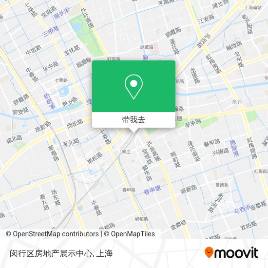 闵行区房地产展示中心地图