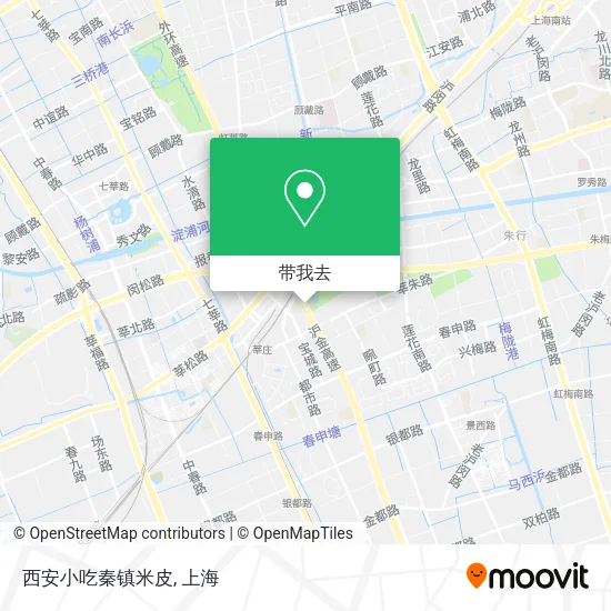 西安小吃秦镇米皮地图