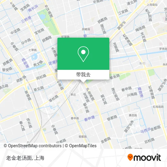 老金老汤面地图