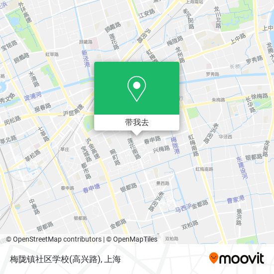 梅陇镇社区学校(高兴路)地图