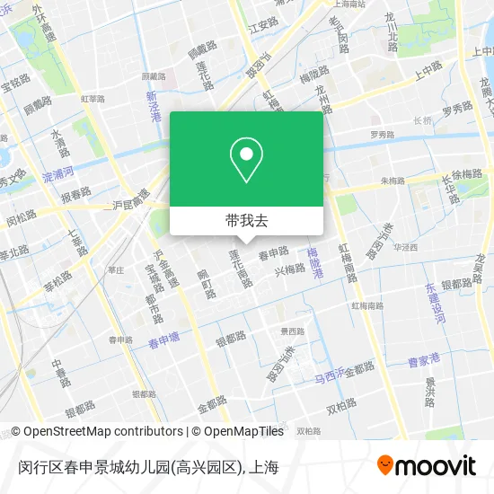 闵行区春申景城幼儿园(高兴园区)地图