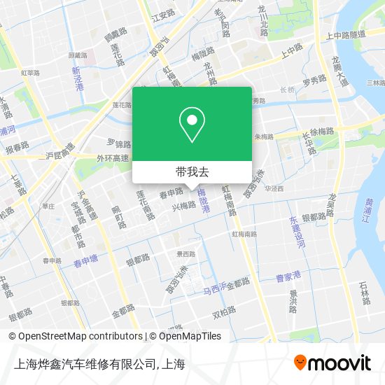 上海烨鑫汽车维修有限公司地图