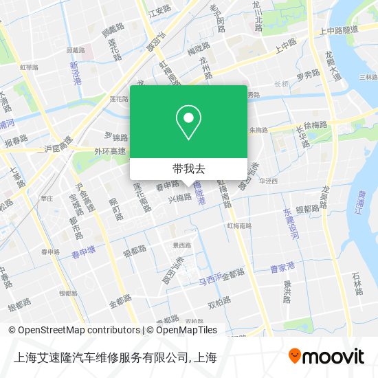 上海艾速隆汽车维修服务有限公司地图