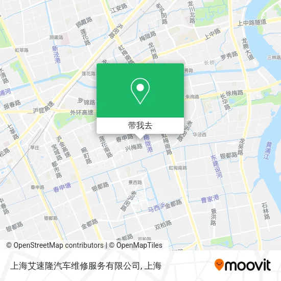 上海艾速隆汽车维修服务有限公司地图