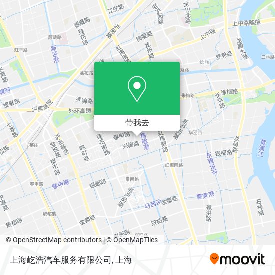 上海屹浩汽车服务有限公司地图