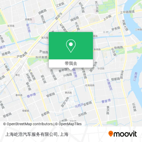 上海屹浩汽车服务有限公司地图