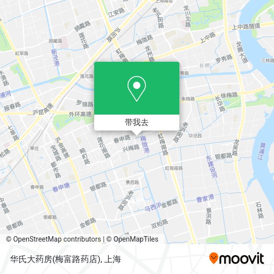 华氏大药房(梅富路药店)地图