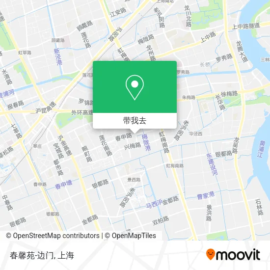 春馨苑-边门地图