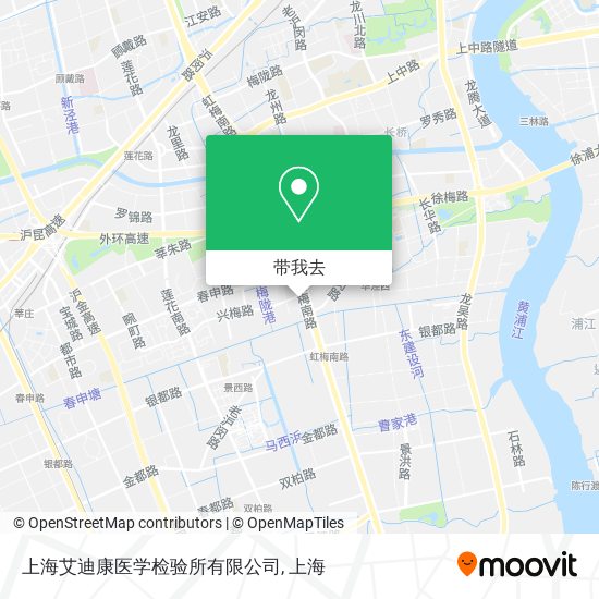 上海艾迪康医学检验所有限公司地图