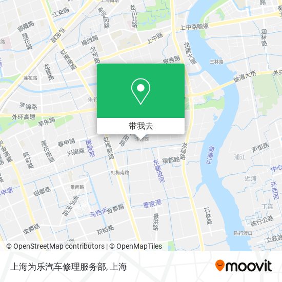 上海为乐汽车修理服务部地图