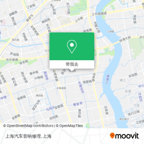 上海汽车音响修理地图