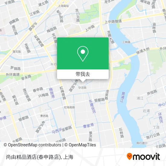 尚由精品酒店(春申路店)地图