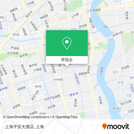 上海平安大酒店地图