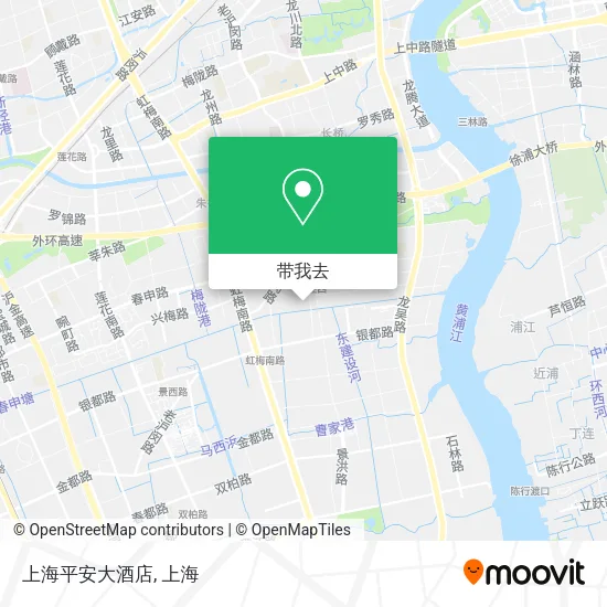 上海平安大酒店地图
