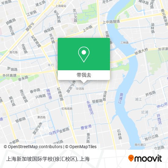 上海新加坡国际学校(徐汇校区)地图