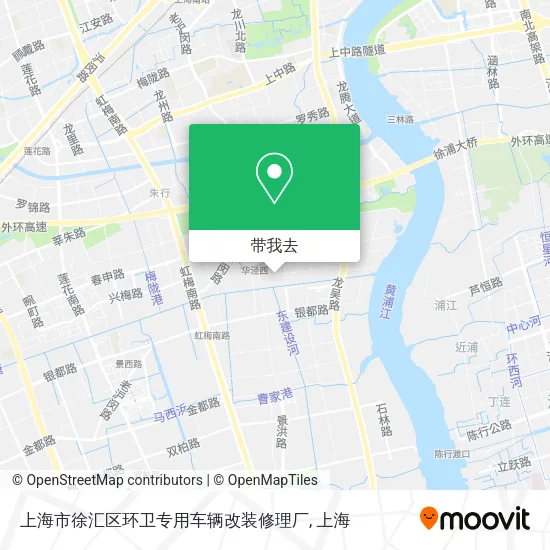上海市徐汇区环卫专用车辆改装修理厂地图