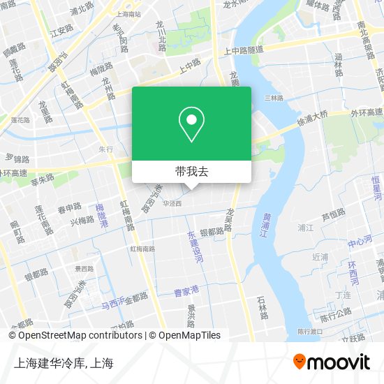 上海建华冷库地图