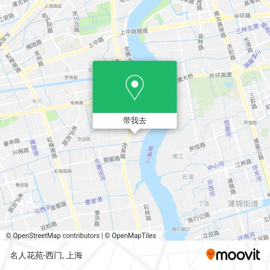 名人花苑-西门地图