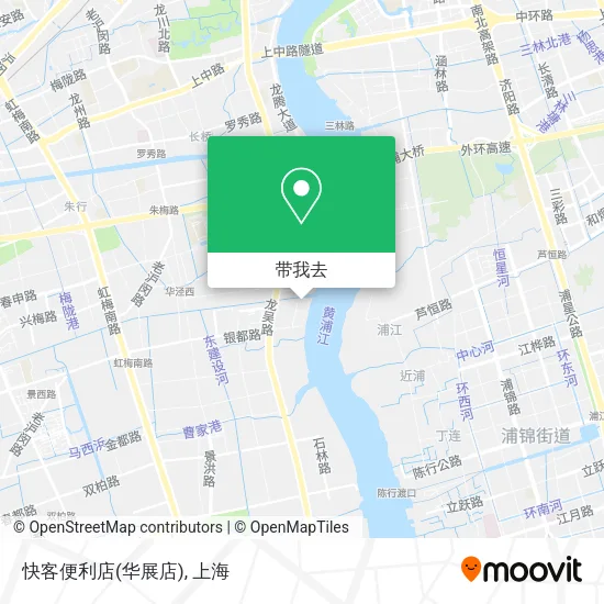 快客便利店(华展店)地图