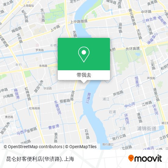 昆仑好客便利店(华济路)地图