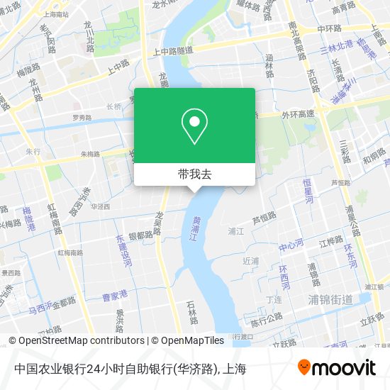 中国农业银行24小时自助银行(华济路)地图