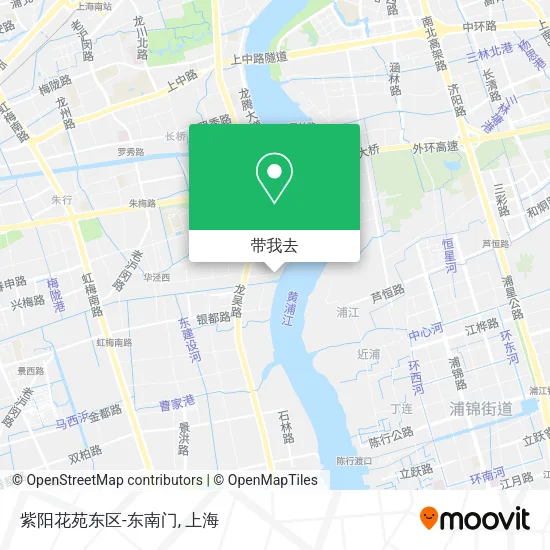 紫阳花苑东区-东南门地图