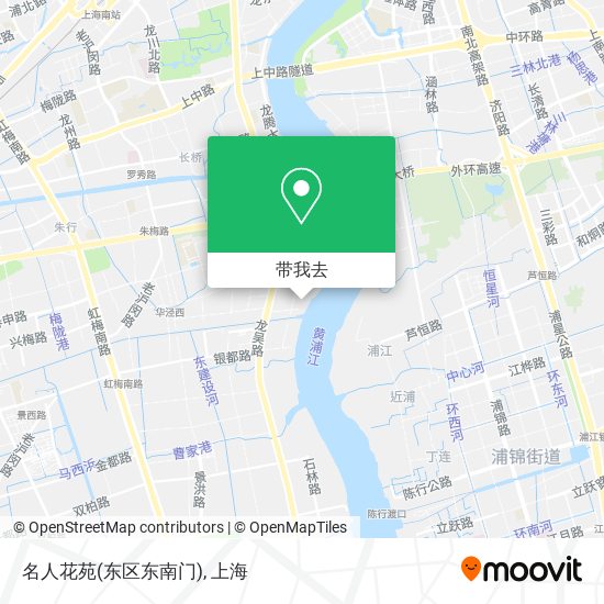 名人花苑(东区东南门)地图