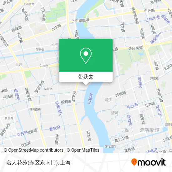 名人花苑(东区东南门)地图