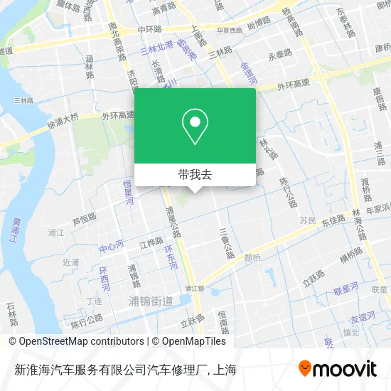 新淮海汽车服务有限公司汽车修理厂地图