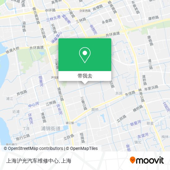 上海沪光汽车维修中心地图