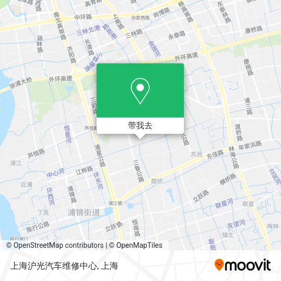 上海沪光汽车维修中心地图